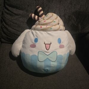 Sanrio Cinnamoroll Pastel Blue & Cream Plush Pillow